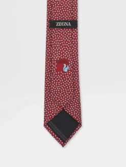 Red Silk Tie