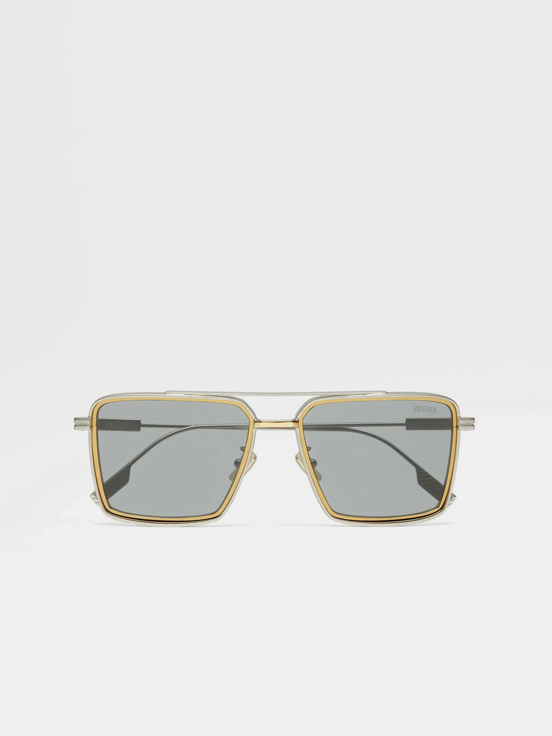 Satin Palladium Metal Sunglasses
