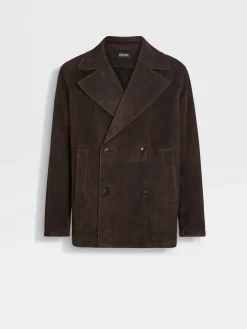 Shearling Wool Peacoat