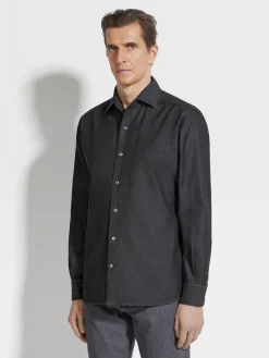 Stone-washed Cashco Shirt