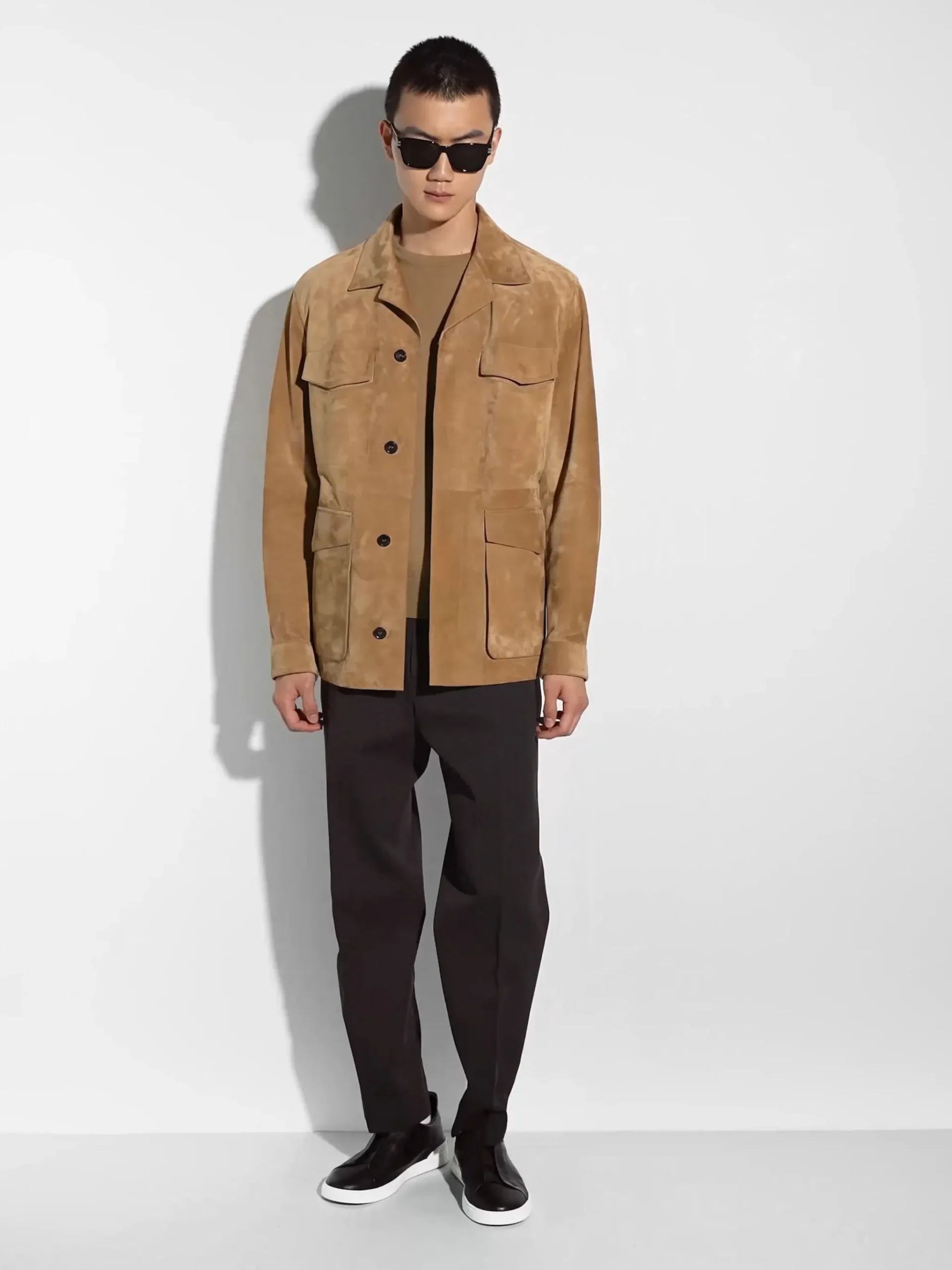 Suede Field Jacket