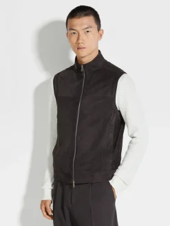 Suede Vest