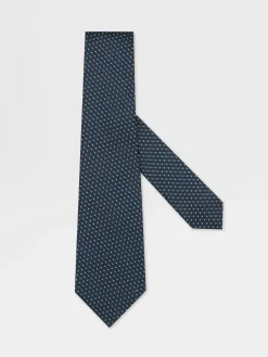 Teal Blue Silk Tie