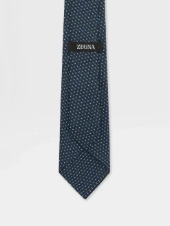 Teal Blue Silk Tie