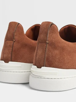 Tobacco Suede Triple Stitch™ Sneakers