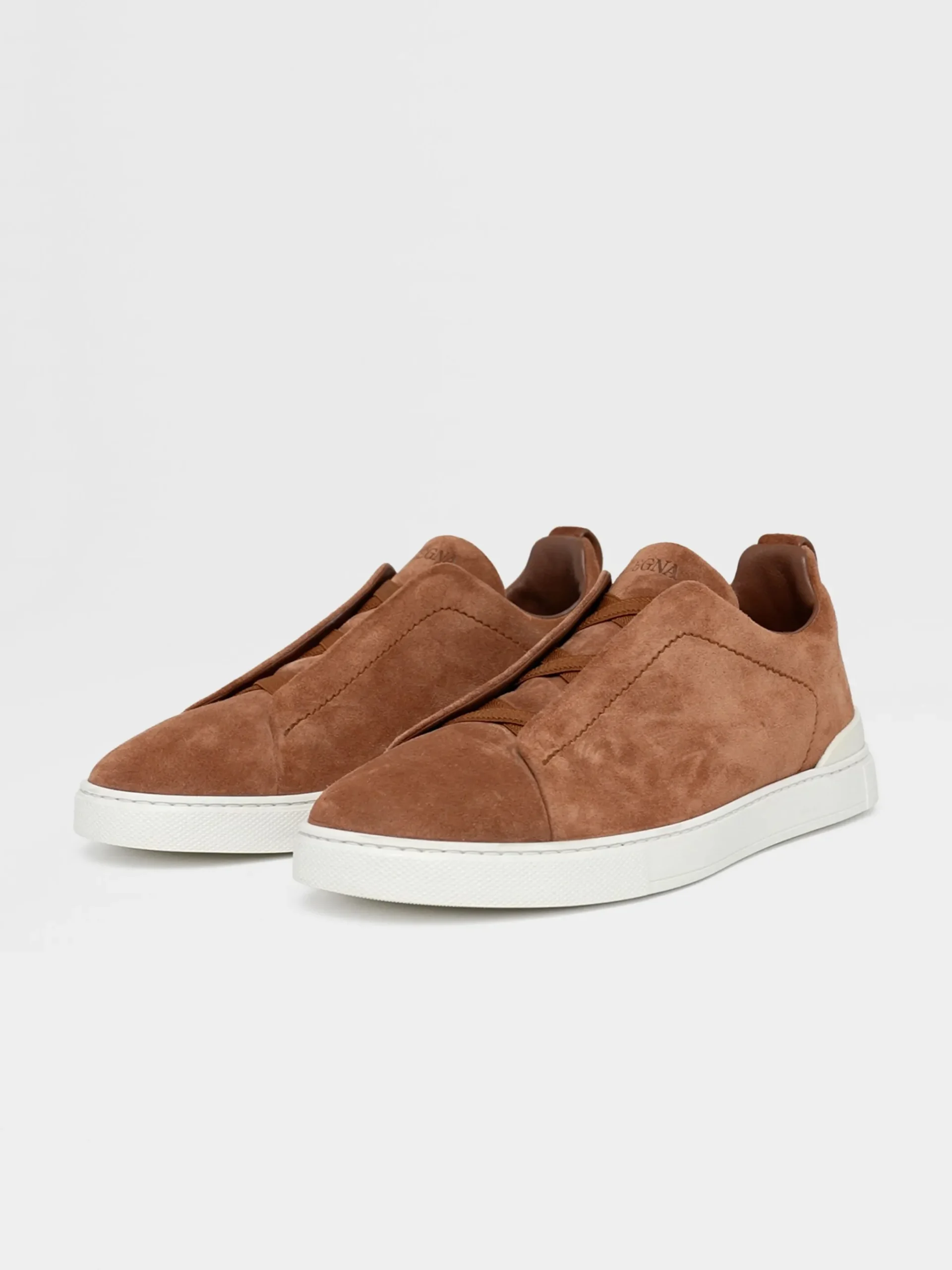 Tobacco Suede Triple Stitch™ Sneakers