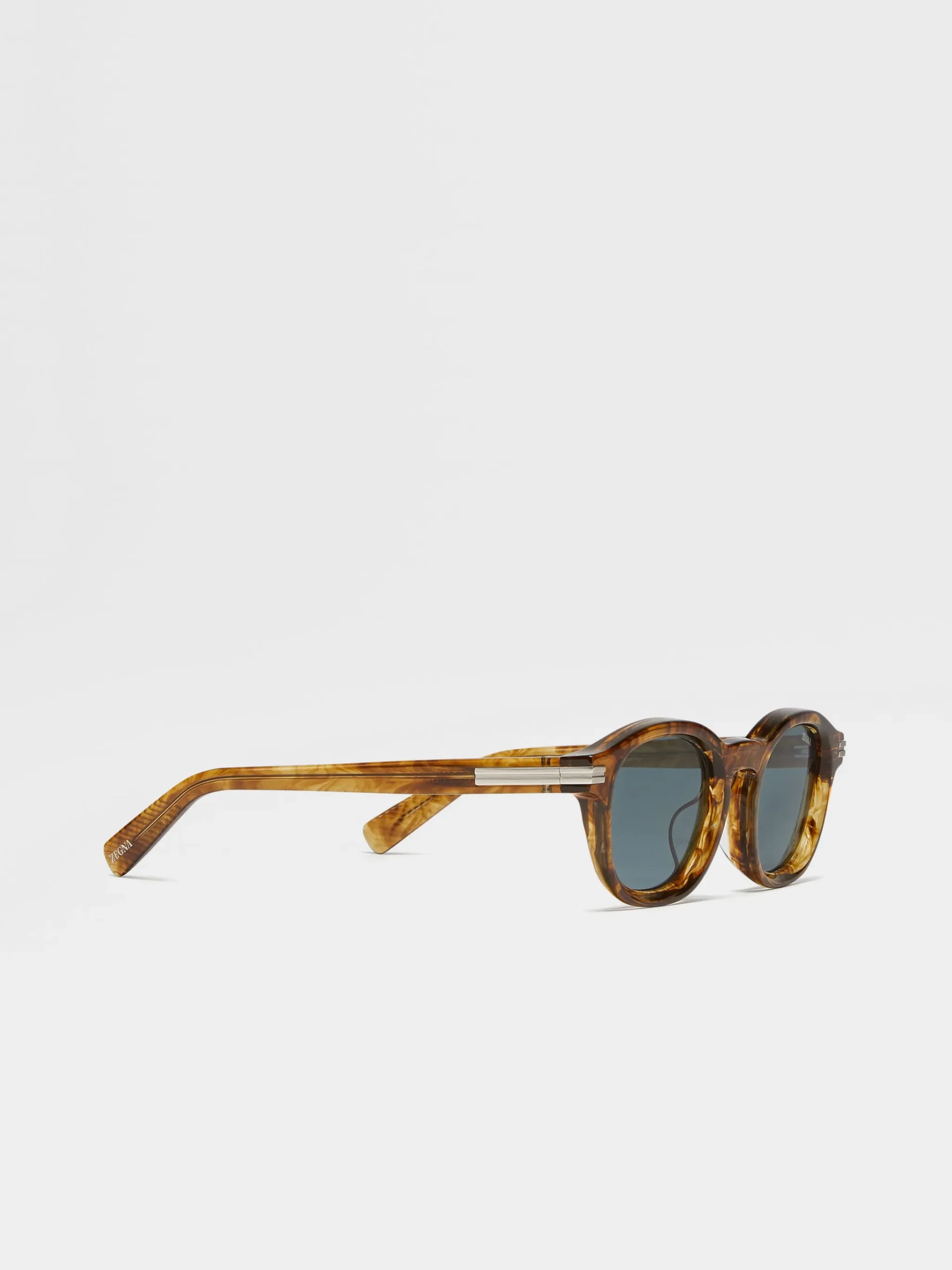 Transparent Brown Havana Aurora I Acetate Sunglasses