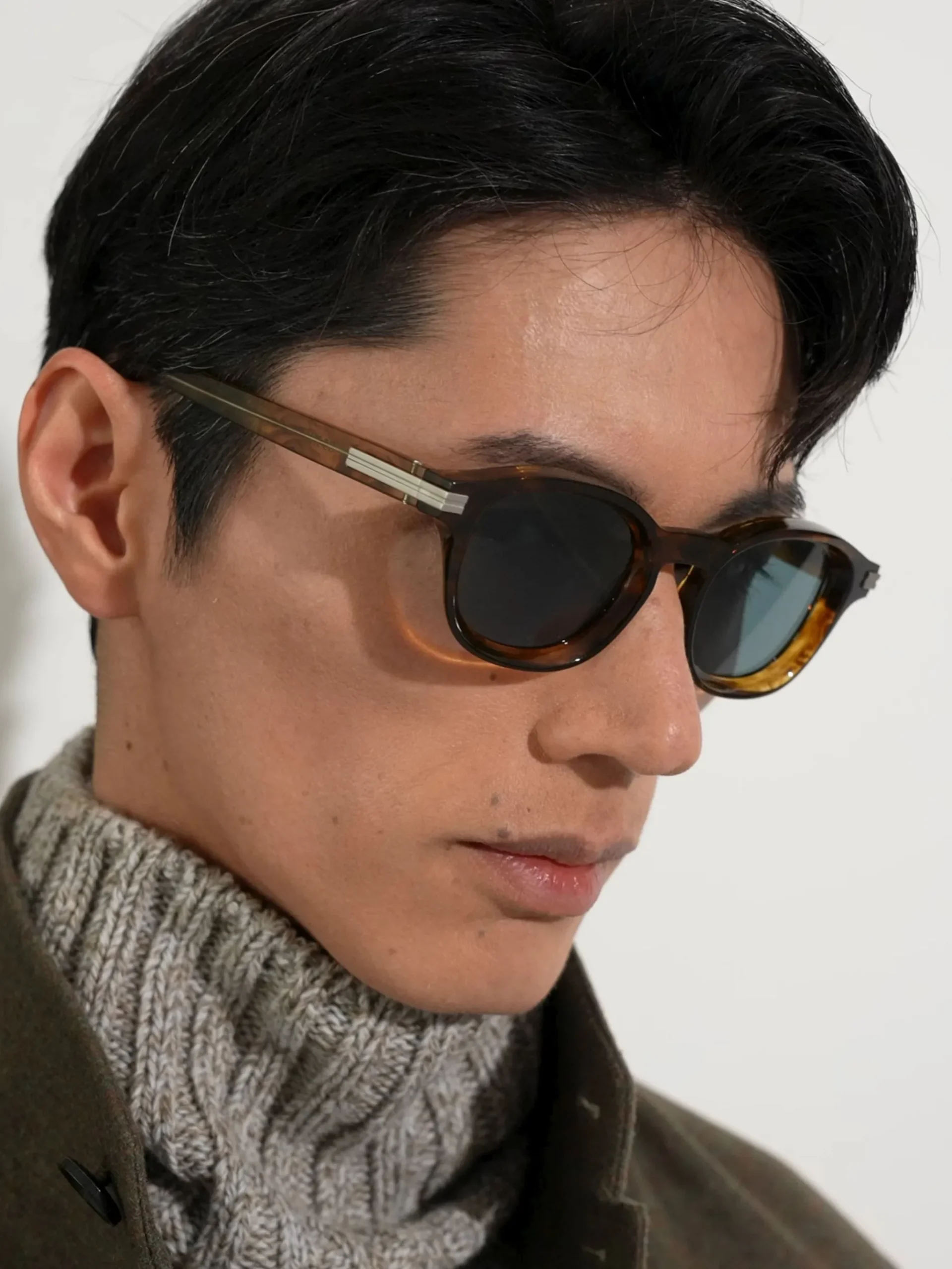 Transparent Brown Havana Aurora I Acetate Sunglasses