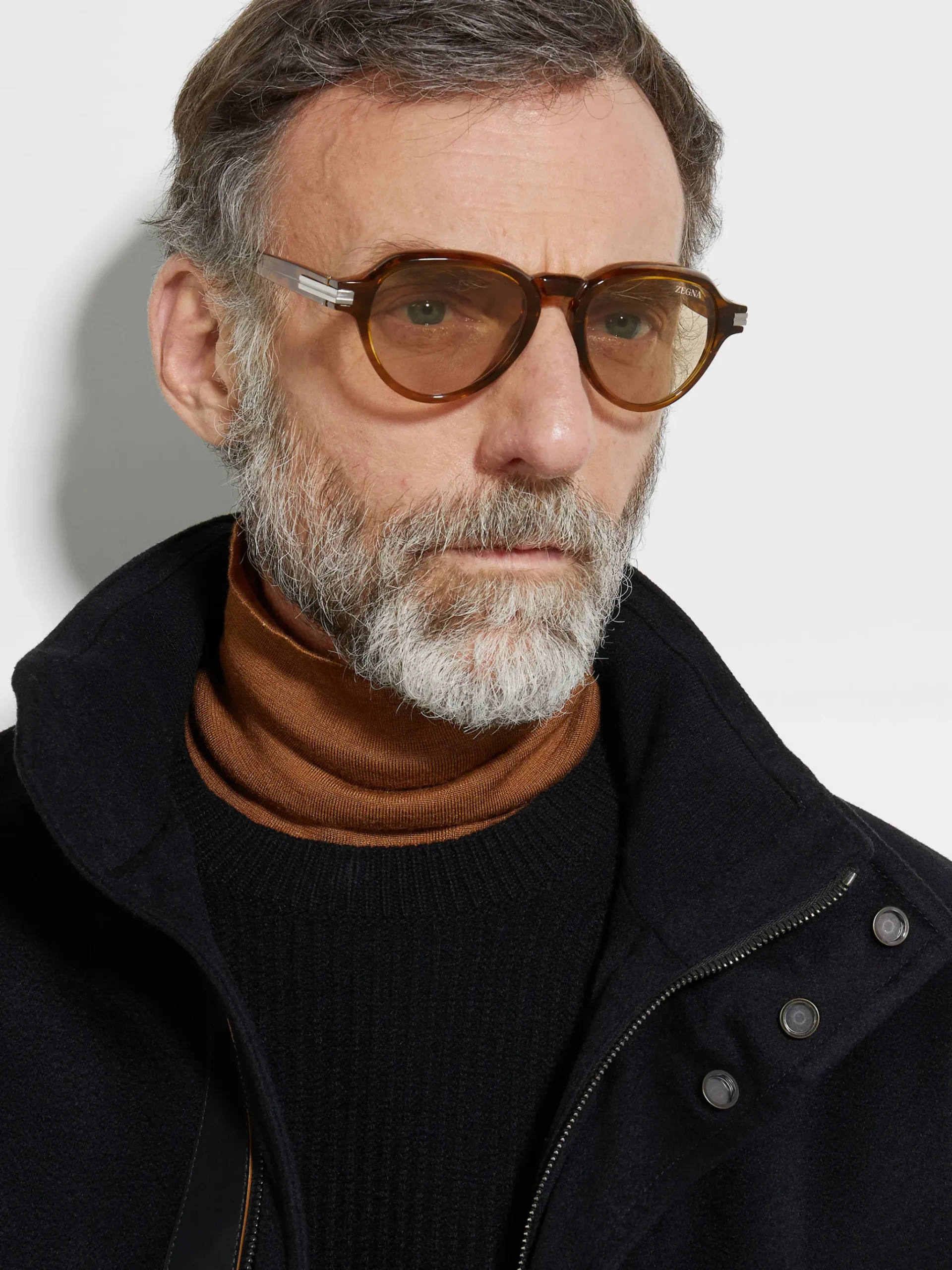 Transparent Yellow Acetate Sunglasses