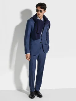 Utility Blue Centoventimila Wool Suit