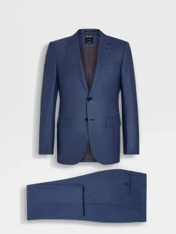 Utility Blue Centoventimila Wool Suit