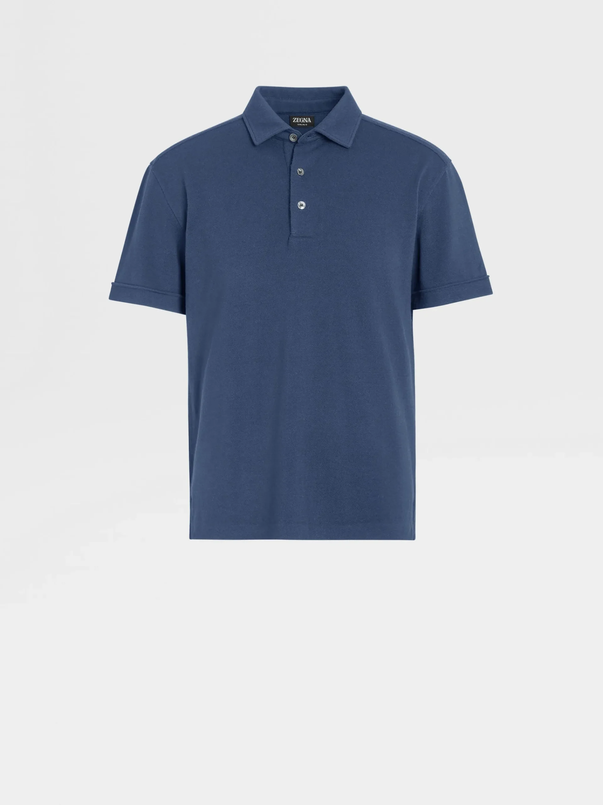 Utility Blue 12milmil12 Wool Polo Shirt