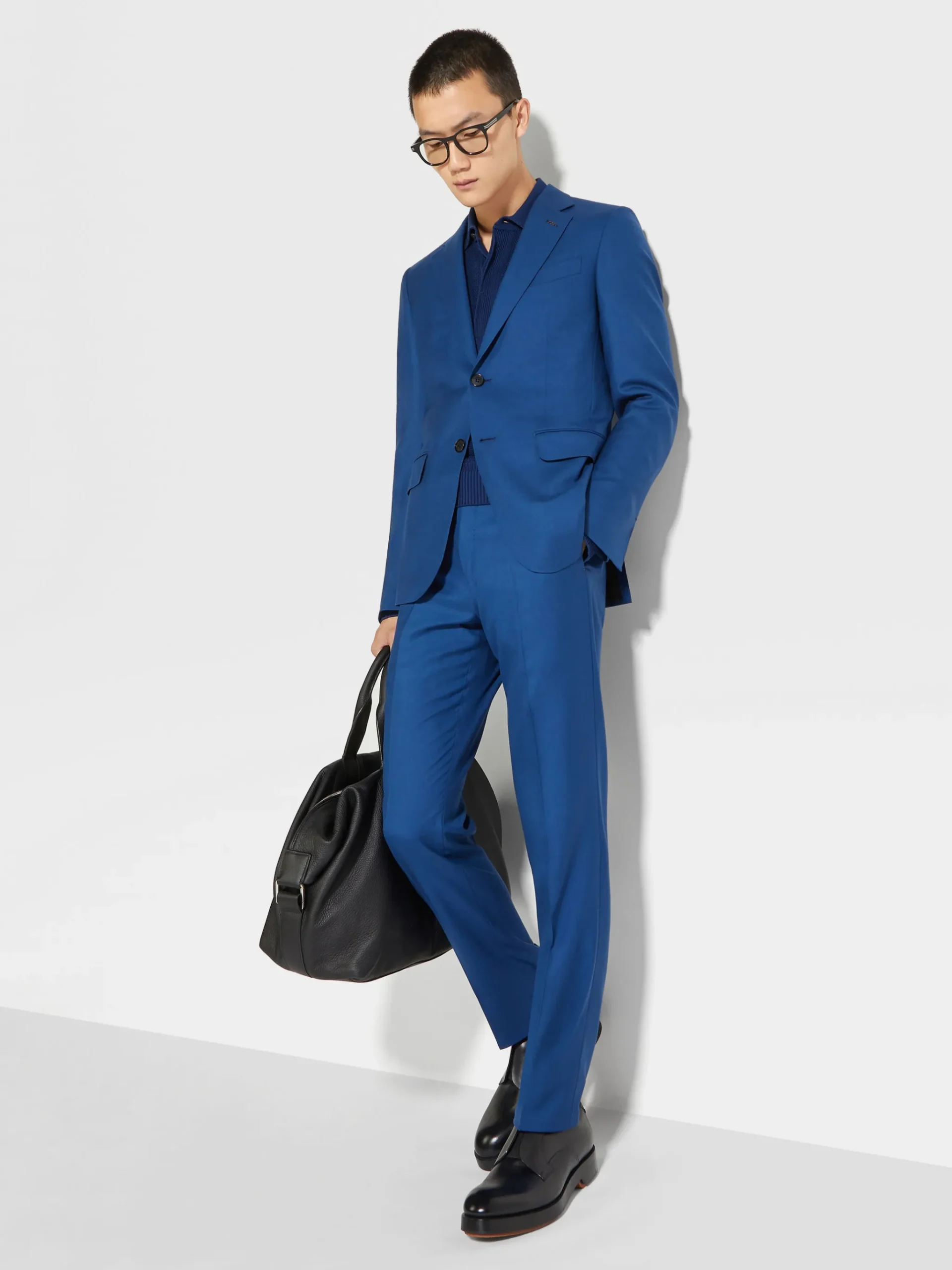 Utility Blue Oasi Cashmere Suit