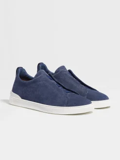 Utility Blue Suede Triple Stitch™ Sneakers