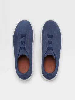 Utility Blue Suede Triple Stitch™ Sneakers