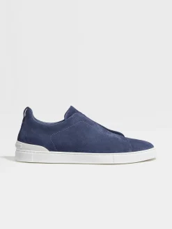 Utility Blue Suede Triple Stitch™ Sneakers