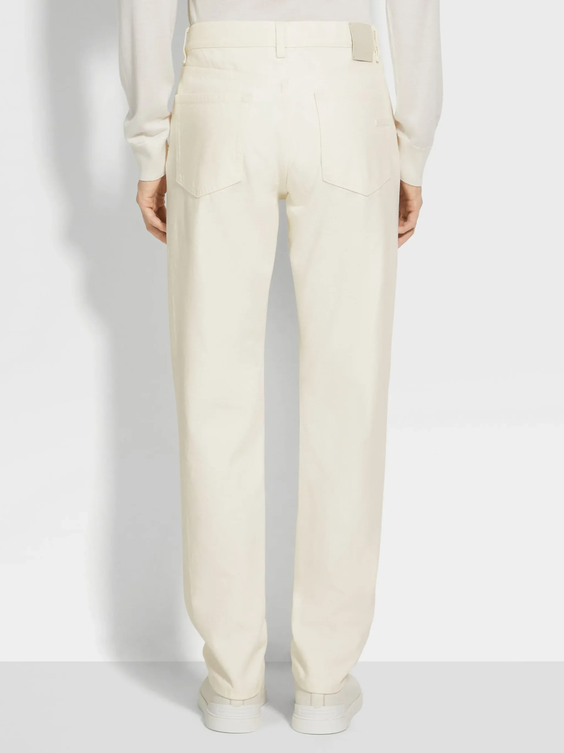 White Cotton Roccia Jeans