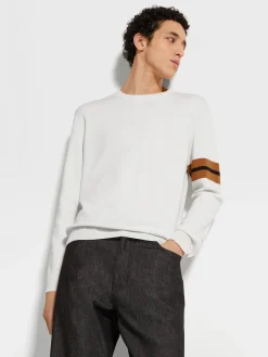 White High Performance™ Wool Crewneck