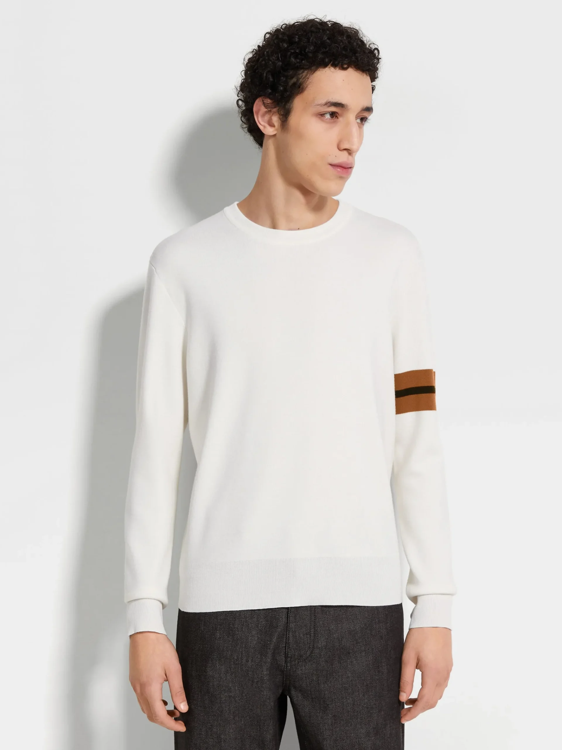 White High Performance™ Wool Crewneck