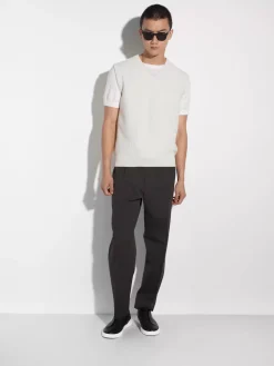 White Premium Cotton Crewneck