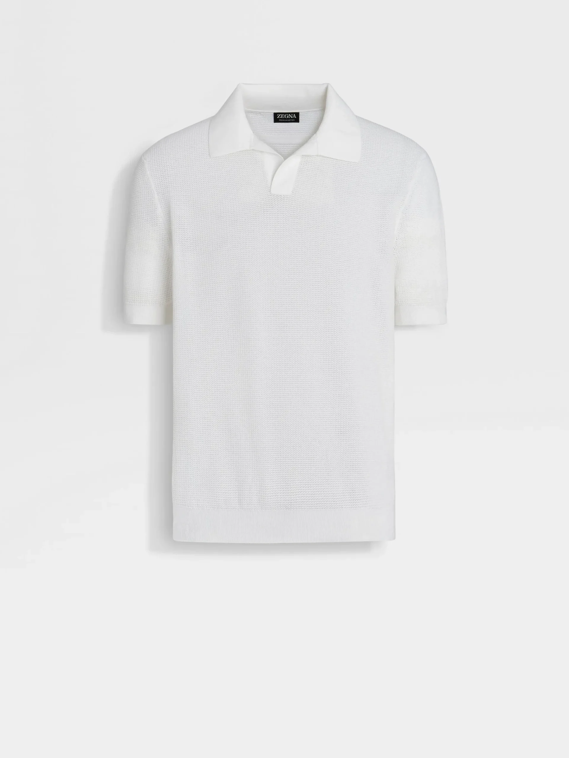 White Premium Cotton Polo Shirt