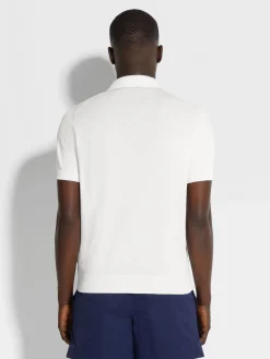 White Premium Cotton Polo Shirt