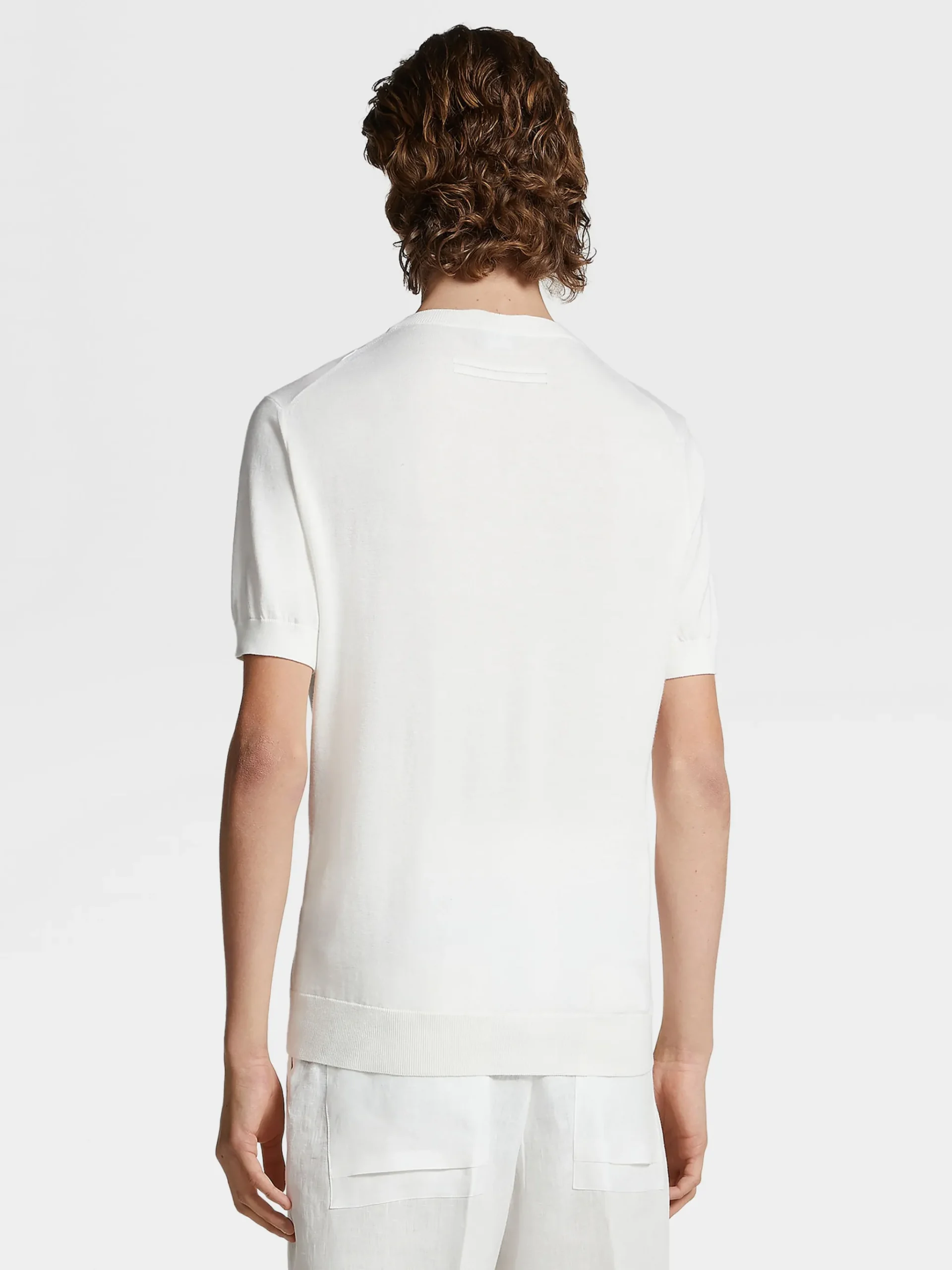 White Premium Cotton T-shirt