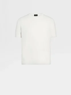 White Premium Cotton T-shirt
