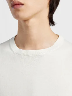 White Premium Cotton T-shirt