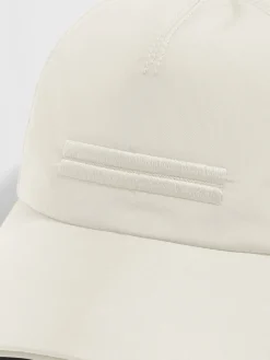 White Technical Fabric Baseball Cap