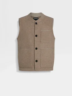 Wool and Cashmere Blend Vest
