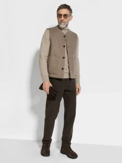 Wool and Cashmere Blend Vest