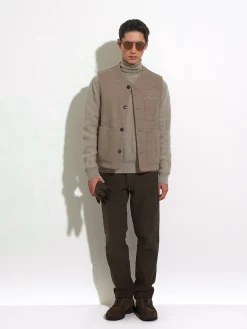 Wool and Cashmere Blend Vest